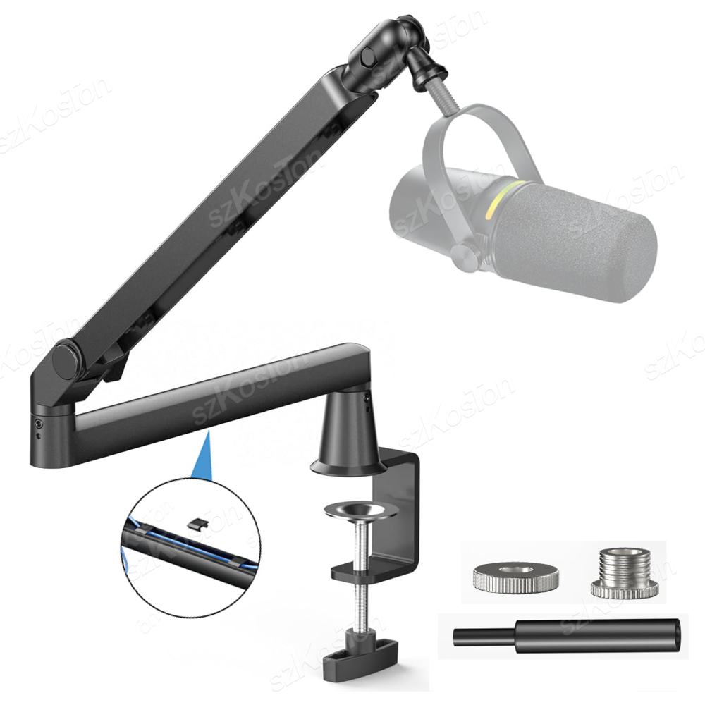Boom Arm Stand - Professional Studio Low Profile Mic Arm