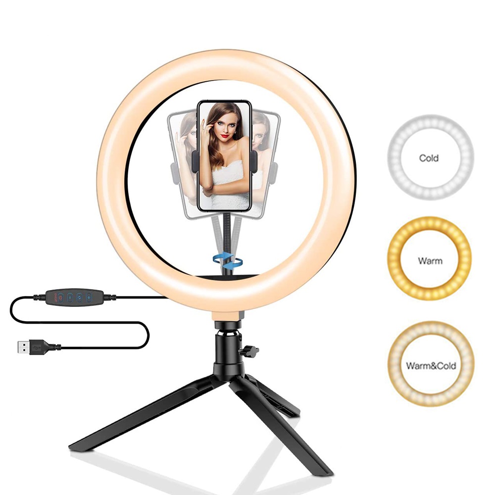 Photography And Videography Lighting - 26cm 10 inch Led Ring Selfie
