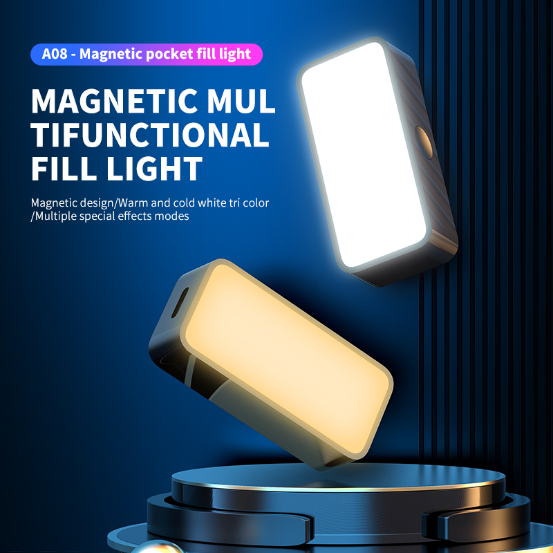 Photography And Videography Lighting - Magnetic Portable Mini Selfie Fill Light