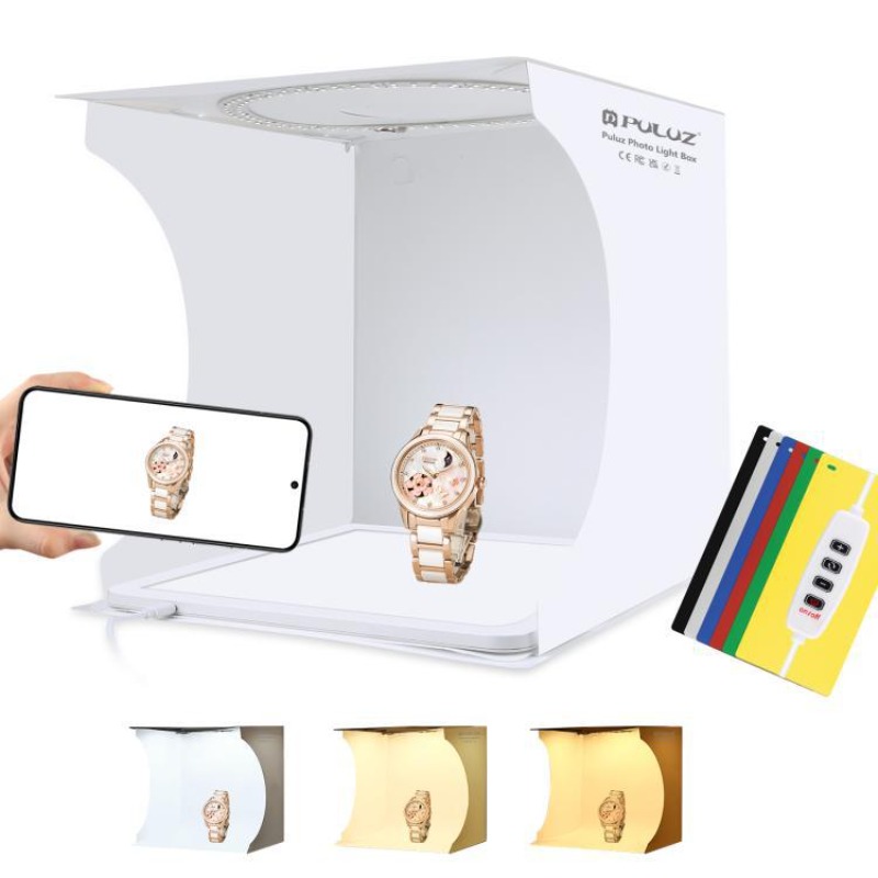 Photography Lighting No Shadows - 30cm Folding Photo Tent Box Kit