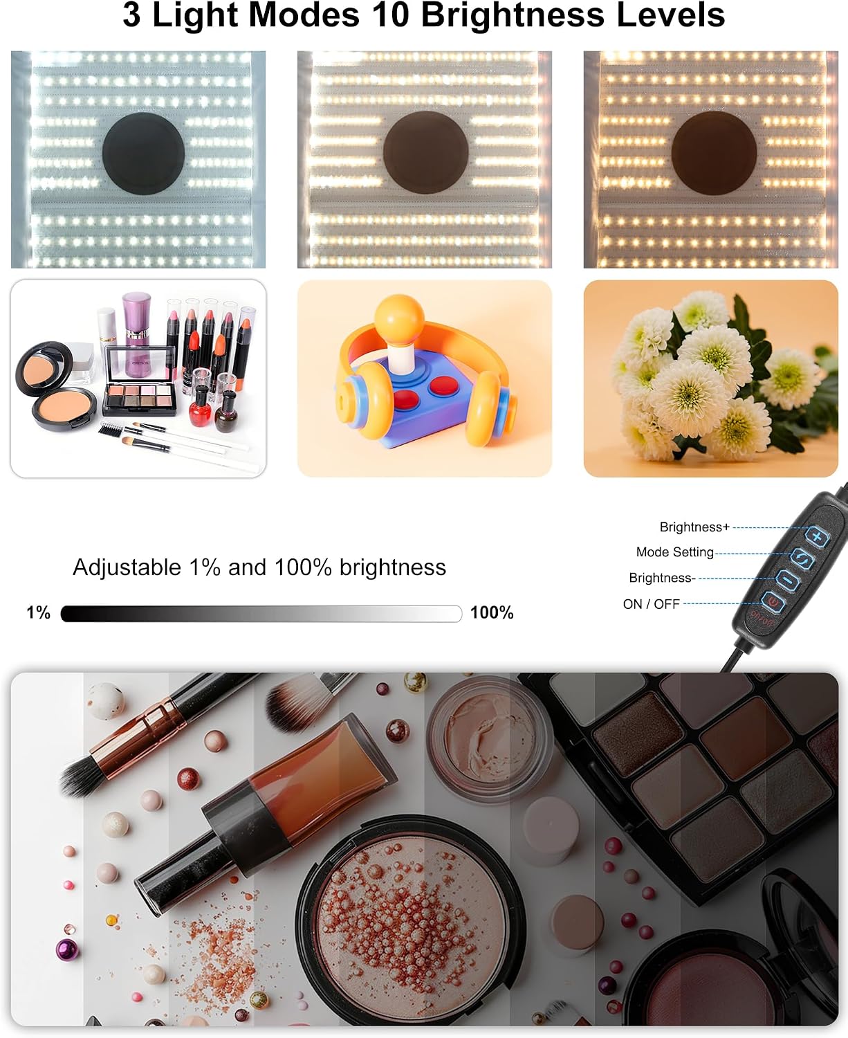 Photography Light Box, Portabl - Photography Lighting Backdrop 评论和价格