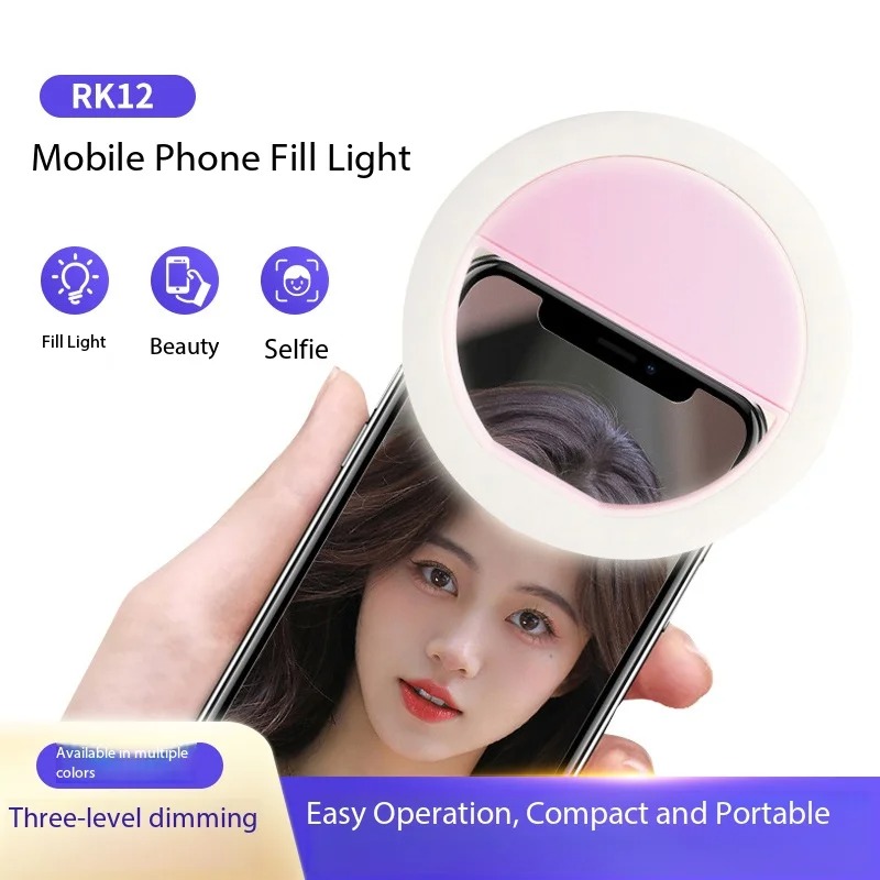 Rechargeable Clip On Selfie Ri - Photography And Videography Lighting 评论和价格