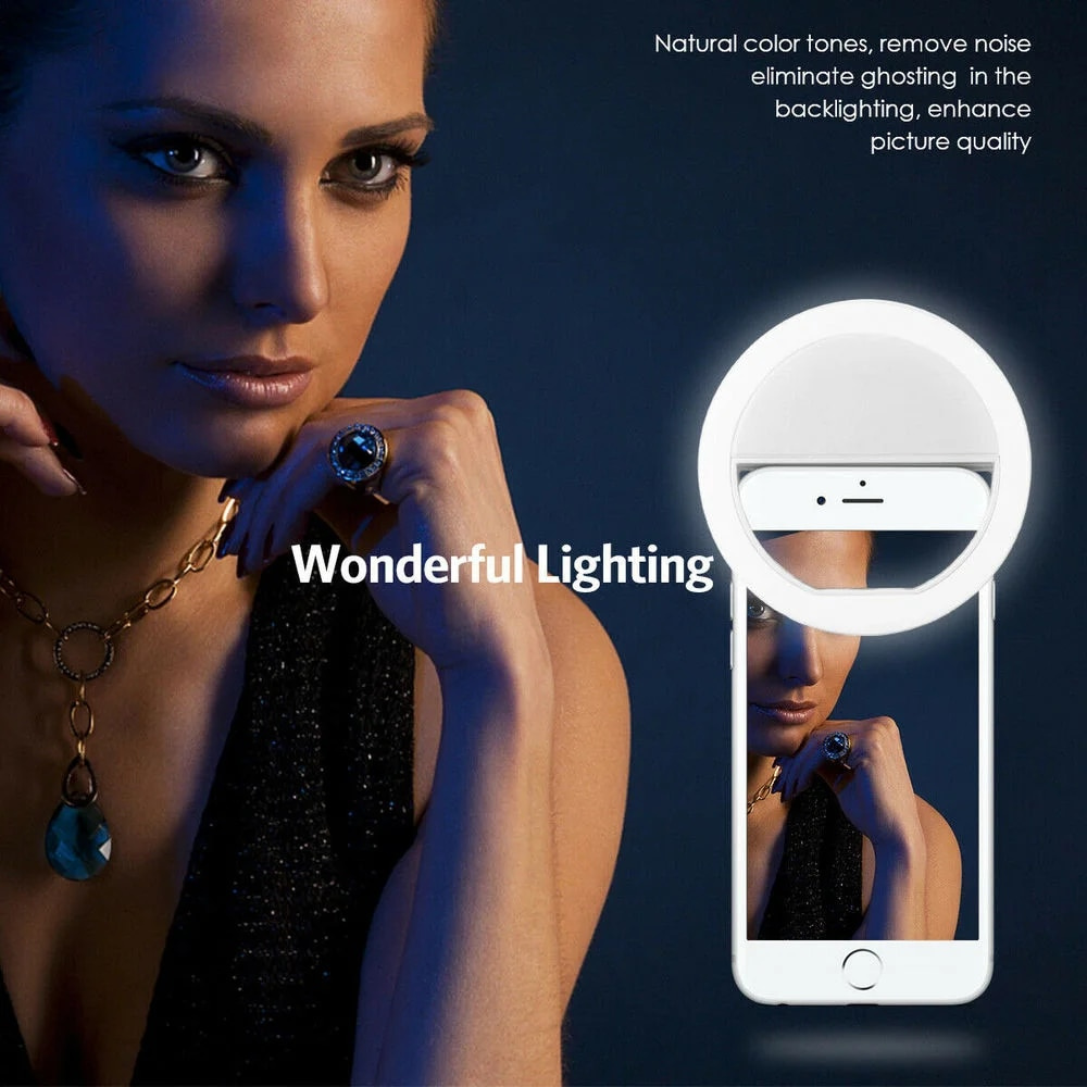USB Charging LED Selfie Ring L - Photography And Videography Lighting 评论和价格