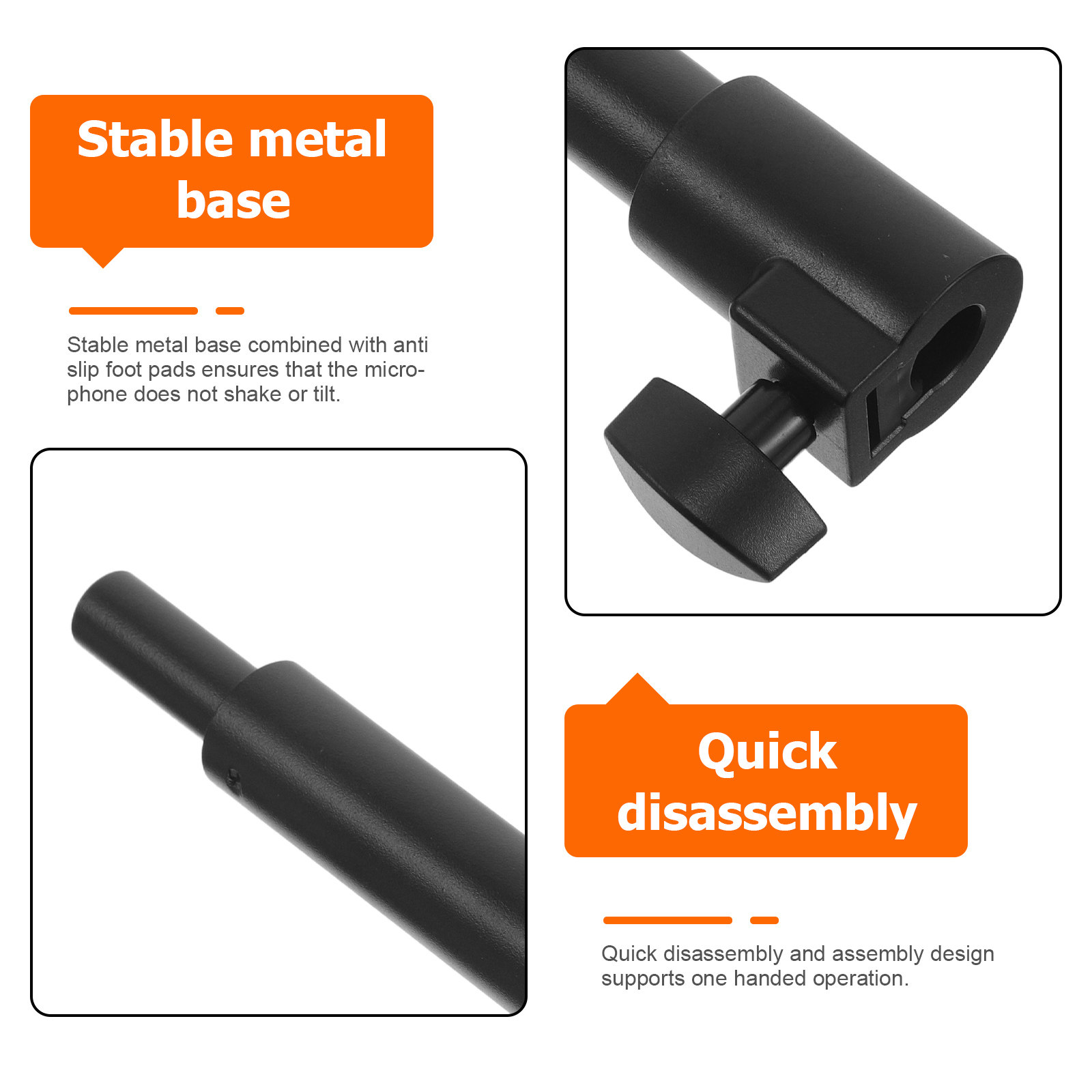 Short Mic Stand Extender Attac - Boom Arm Stand 评论和价格