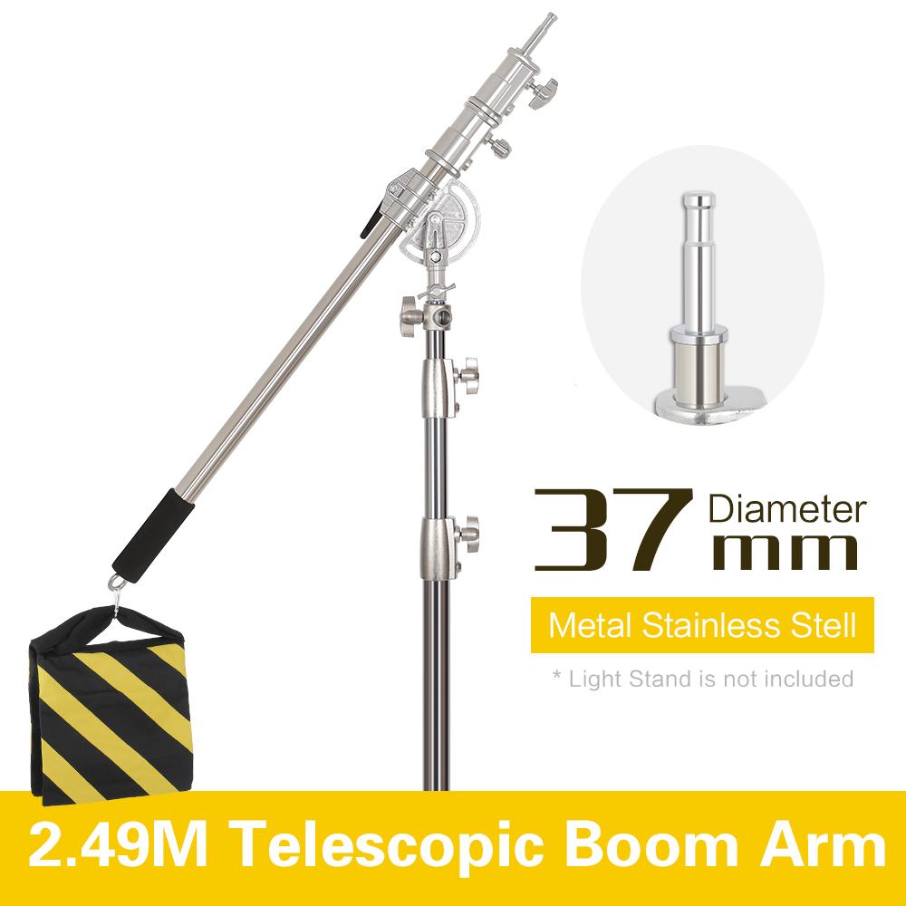 2.49M Length Cross Arm Stainle - Boom Arm Stand 评论和价格