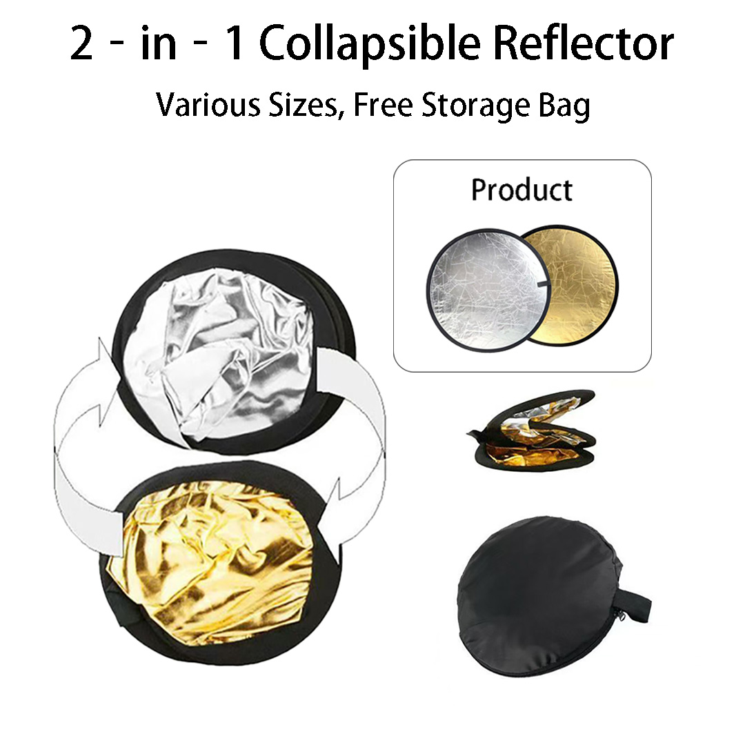 30、60cm Round Dual‑Sided Silve - Photography Lighting Bag 评论和价格