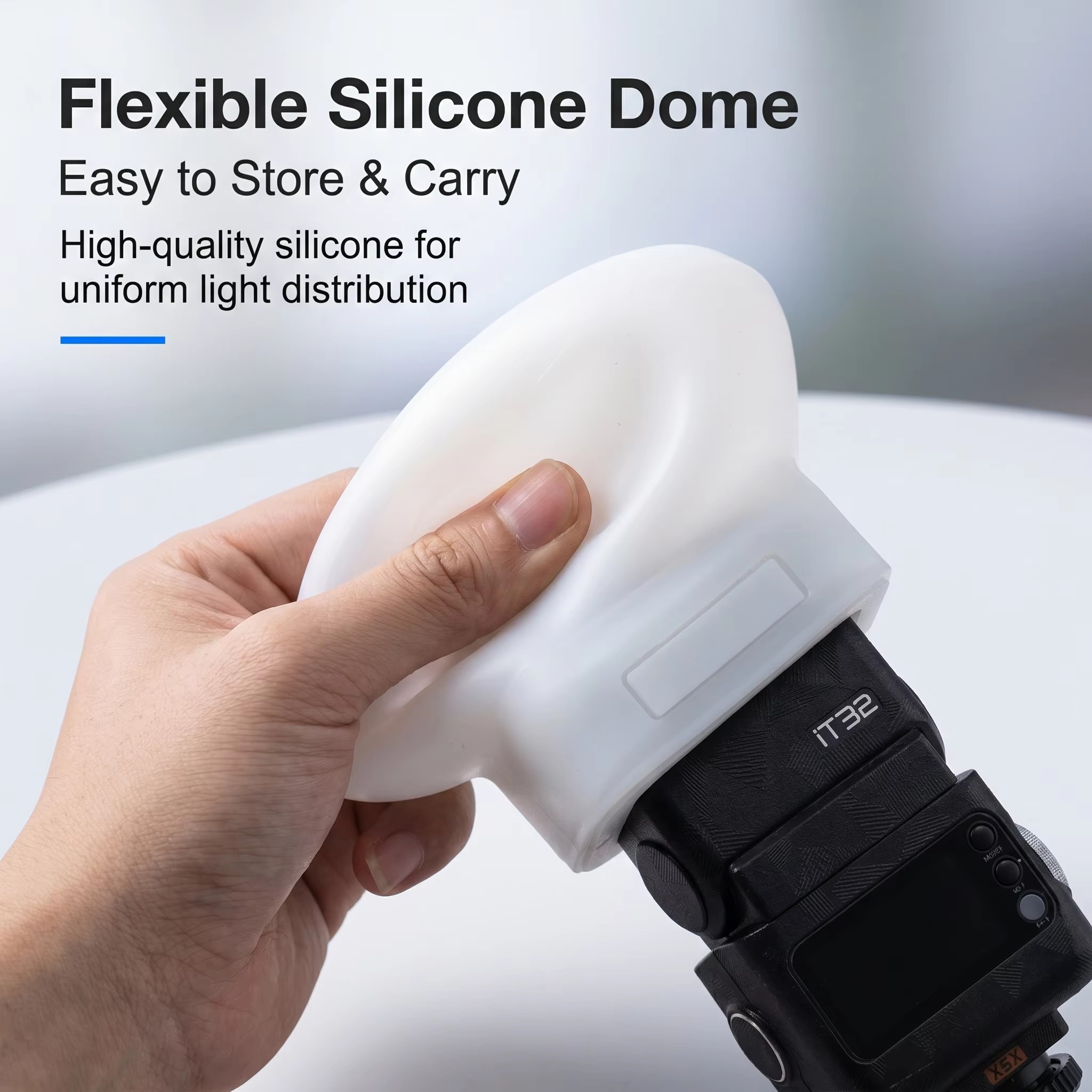 Silicone Flash Diffuser Cover  - Photography Lighting No Shadows 评论和价格