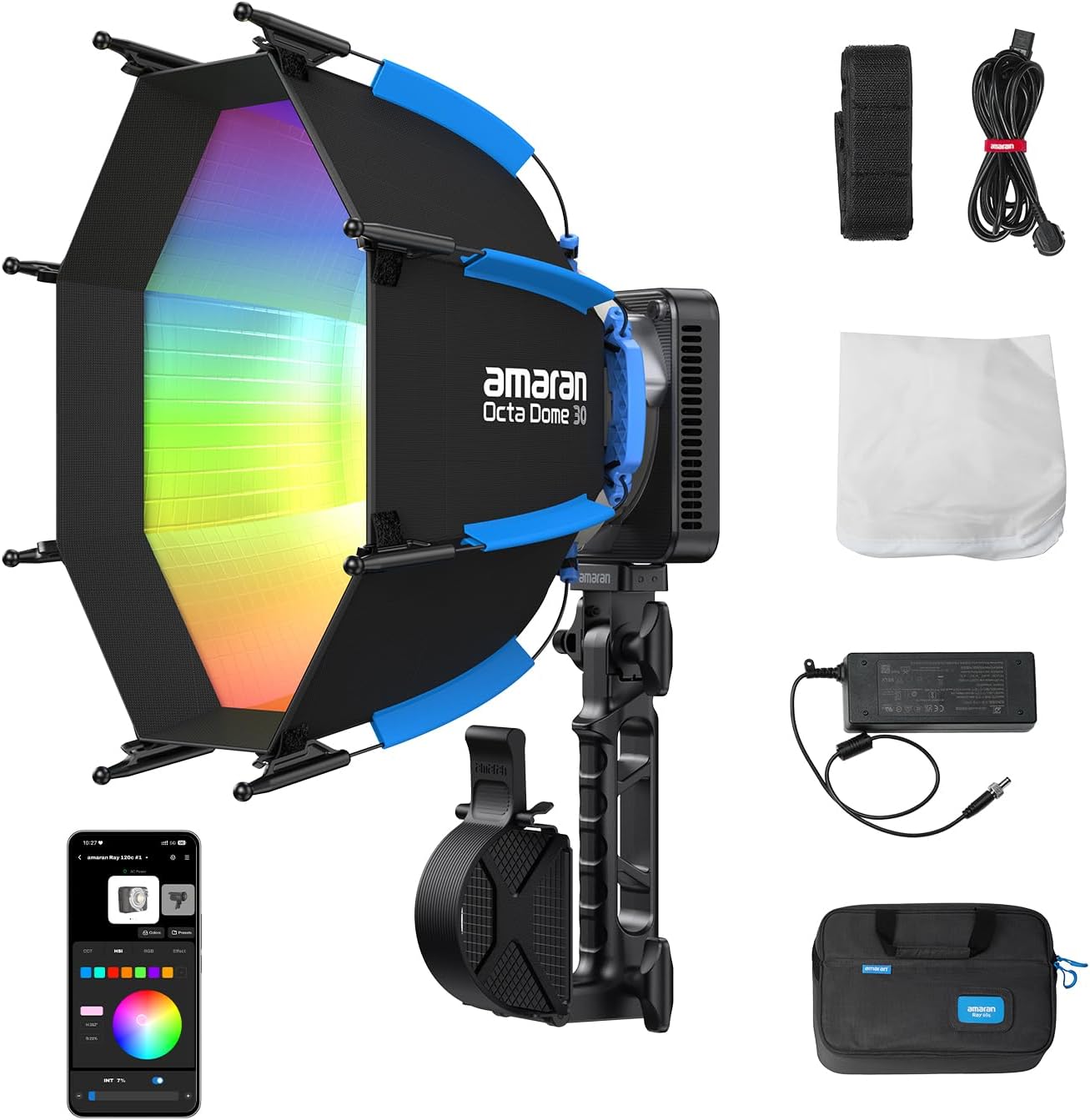 120W RGB LED Video Light, Port - Photography Lighting Bag 评论和价格