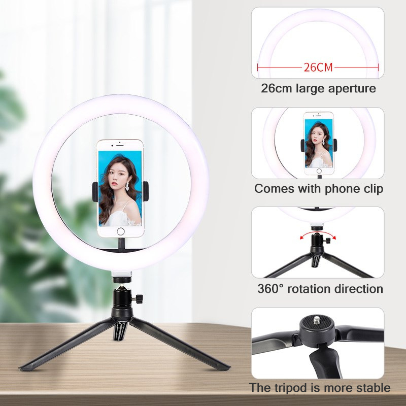 26cm 10 inch Led Ring Selfie L - Photography And Videography Lighting 评论和价格