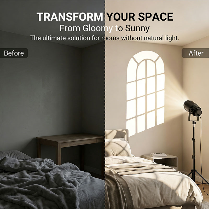 15W Virtual Fake Window Projec - Photography Lighting No Shadows 评论和价格