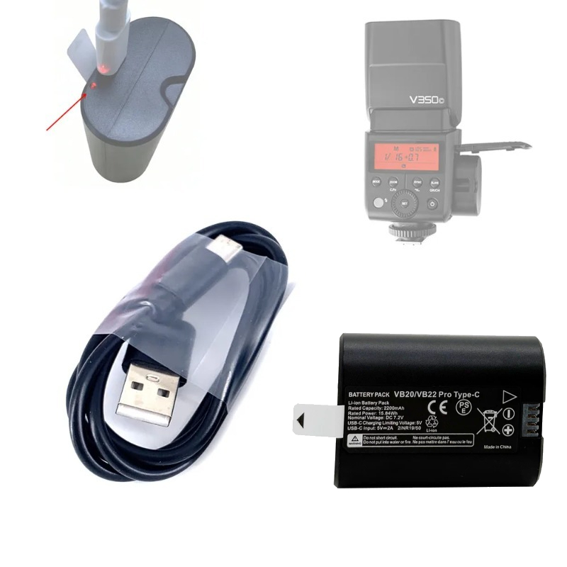 New VB20 VB22 7.2V 2200mAh Spe - Godox Speedlite Flash 评论和价格