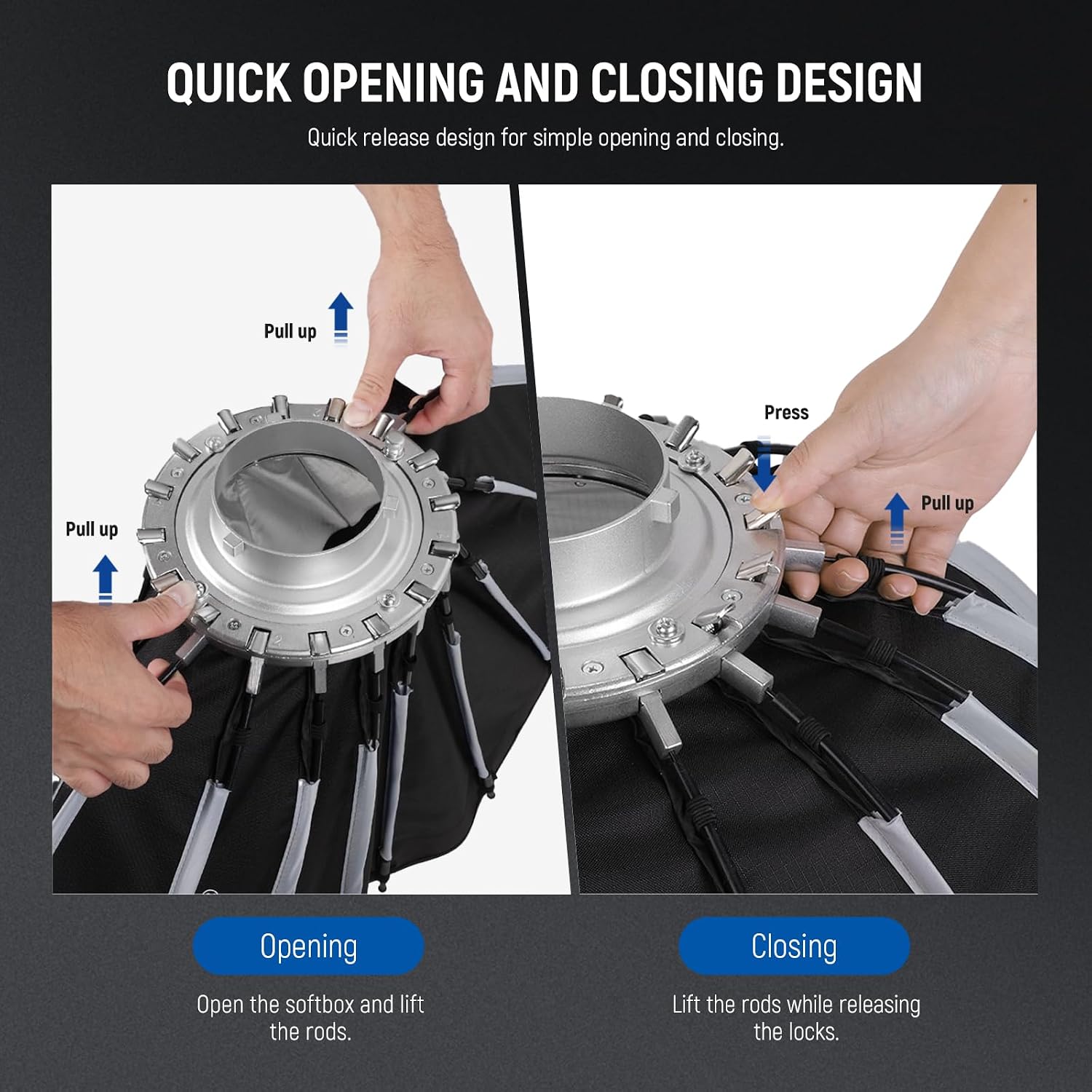 Parabolic Softbox with Bowens  - Photography And Videography Lighting 评论和价格