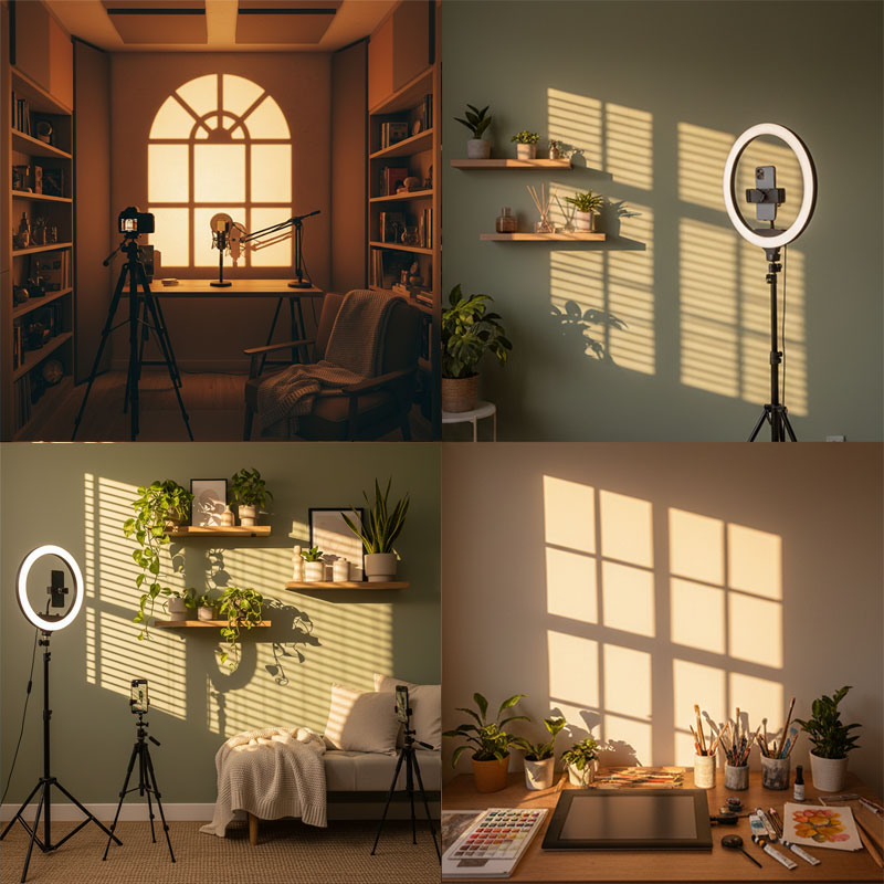 Window Gobo Projector Light 12 - Photography Lighting No Shadows 评论和价格