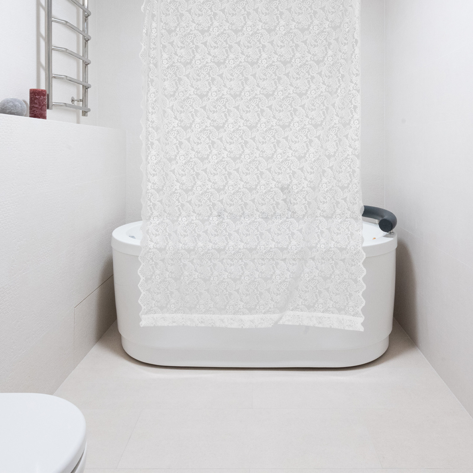 Vintage Embroidered Lace Curta - Photography Lighting Backdrop 评论和价格