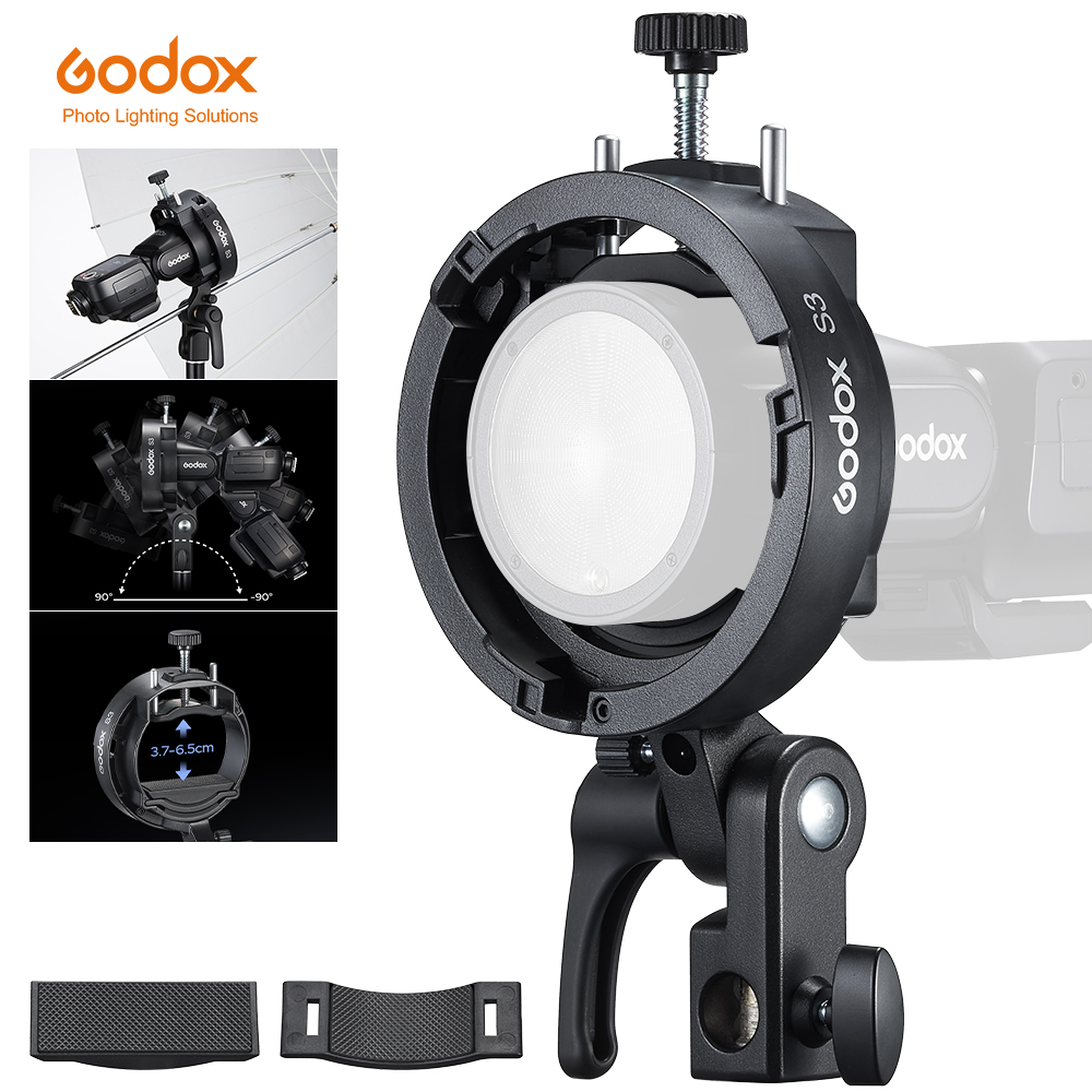 GODOX S3 Flash Bracket Speedli - Godox Speedlite Flash 评论和价格