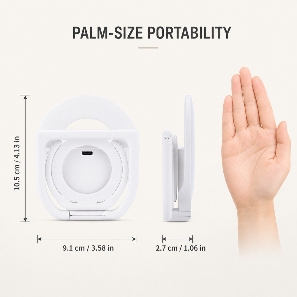 Foldable Magnetic Phone Fill L - Photography Lighting Video 评论和价格